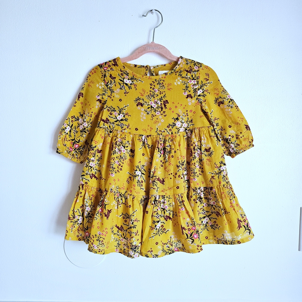 Tiered Floral Dress